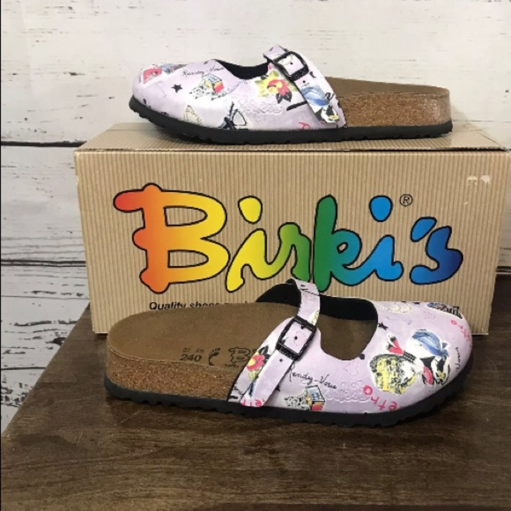 BIRKI'S WOMENS MARIA Retro Paris DESIGN Shoes. WOMENS SIZE 6 , ADJUSTABLE